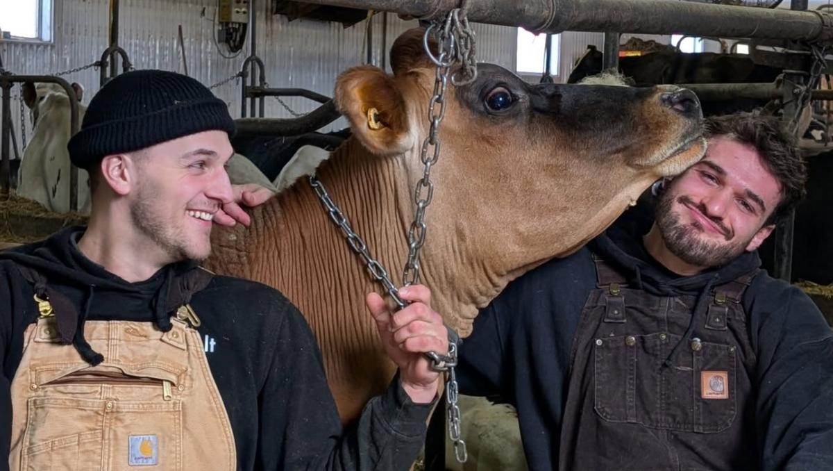 Nathan et Keveen de L'amour est dans le pré