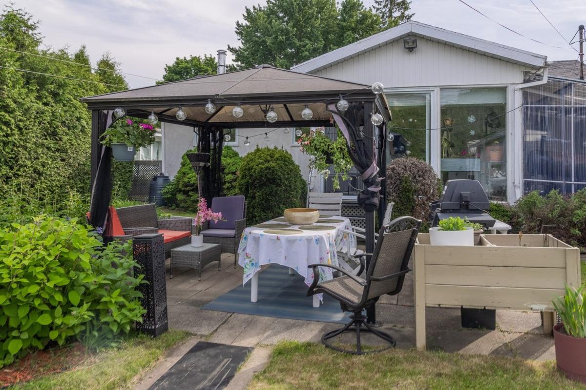 Coin terrasse aménagé
