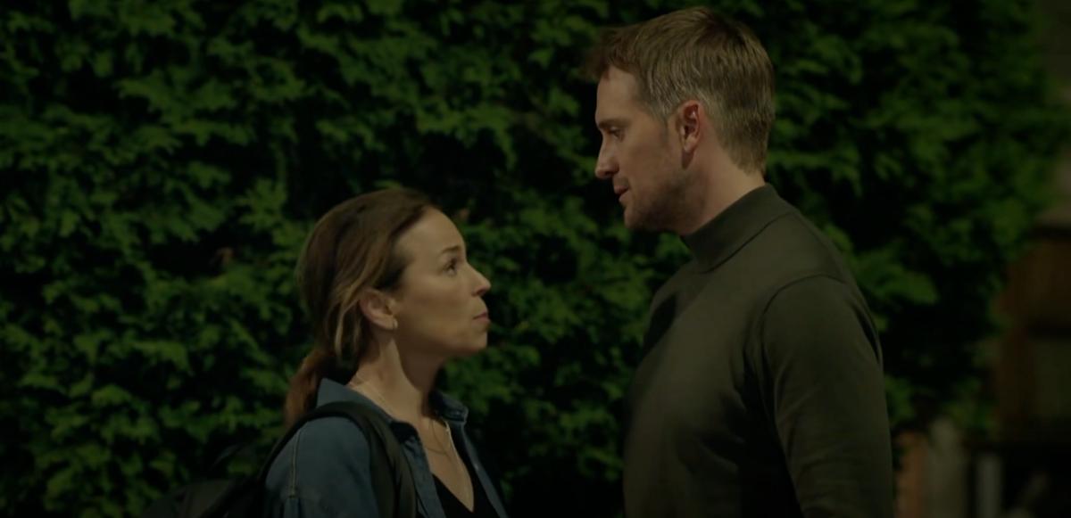 Suzanne Clément et Jean-Philippe Perras dans leur rôle d'Emmanuelle St-Cyr et Antoine Diamond dans STAT