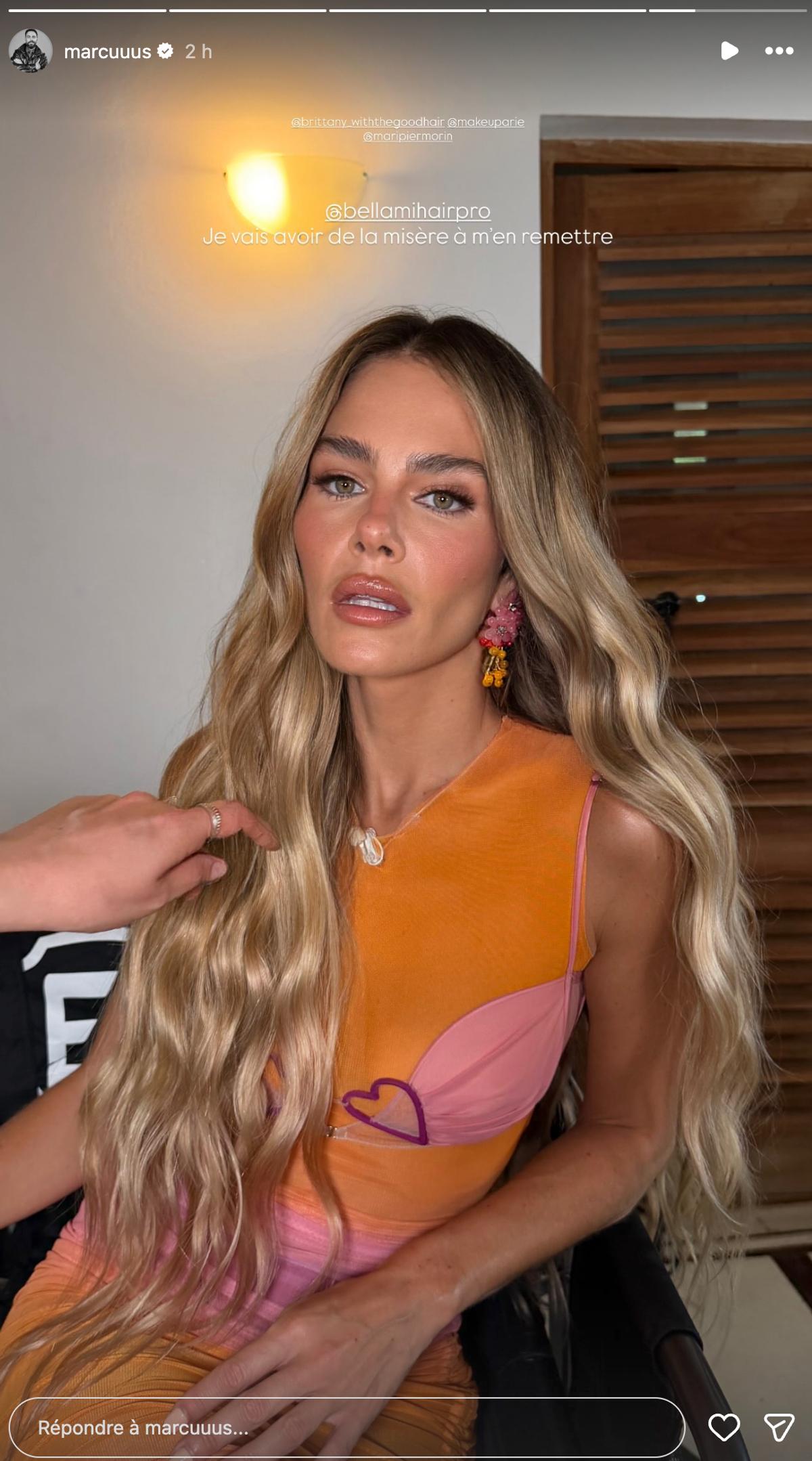 Maripier Morin change de look pour les tournages d'OD Tentations au soleil