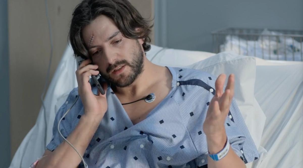 Gabriel Lemire dans son rôle de David Lapierre dans STAT