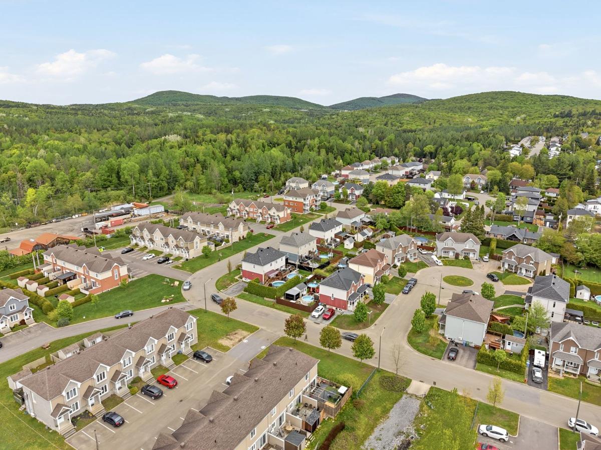 Quartier résidentiel verdoyant