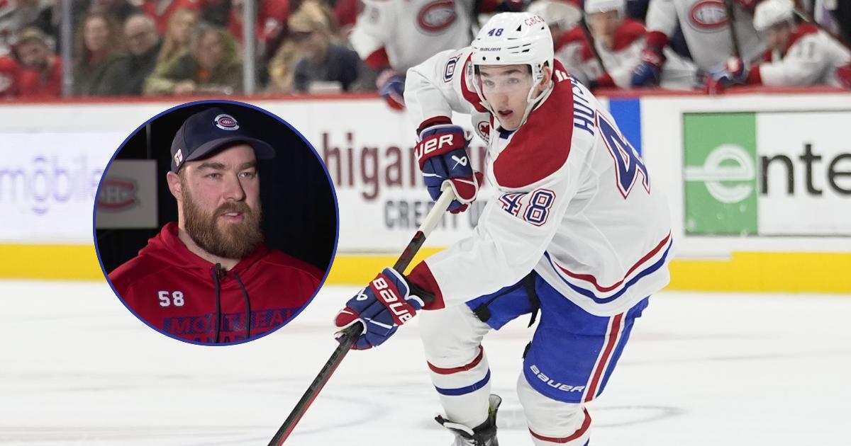 Lane Hutson et David Savard