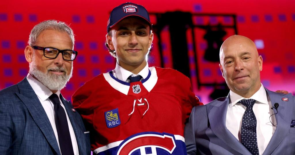 Michael Hage, Martin Lapointe et Kent Hughes