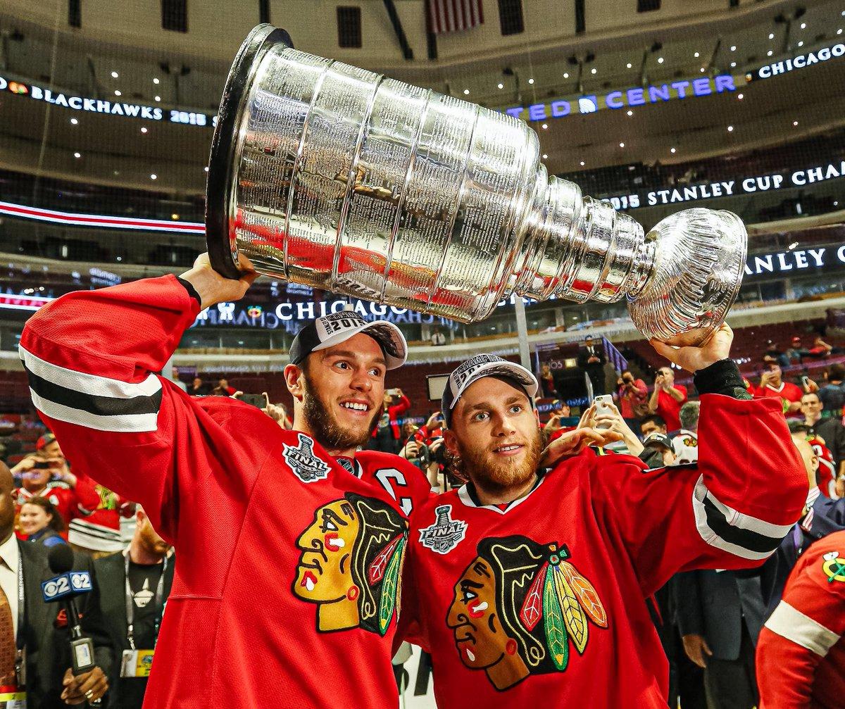 Jonathan Toews and Patrick Kane