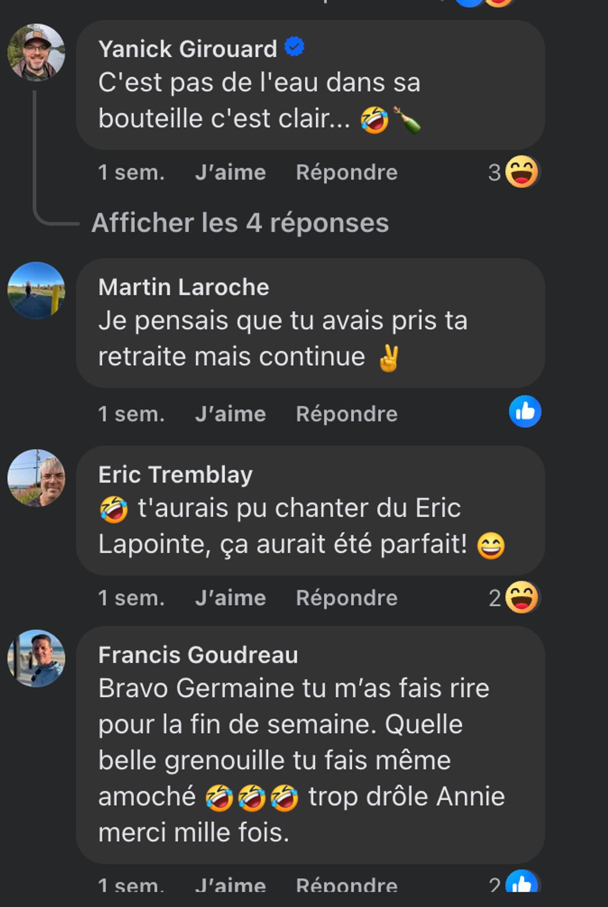 commentaire facebook