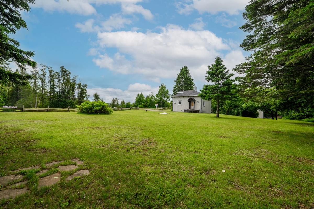 Verdure et espace autour de la propriété