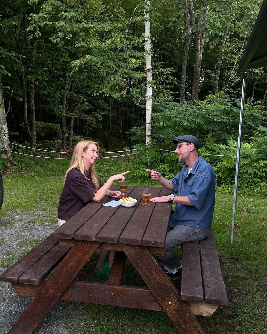 Dominic Arpin et Mélanie Maynard