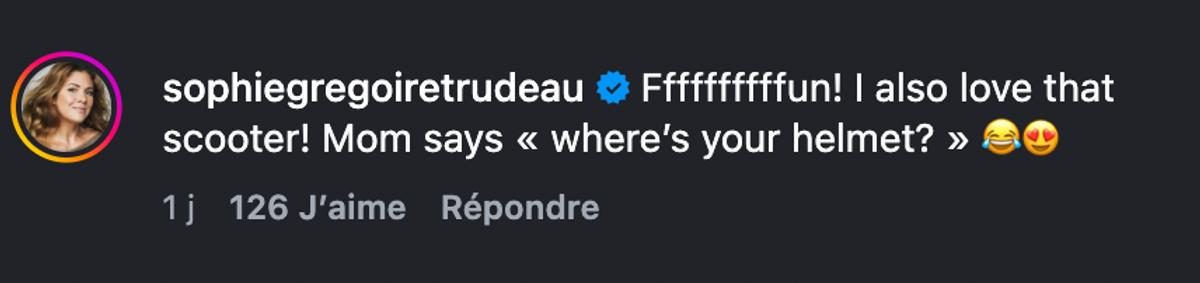 Commentaires de Sophie Grégoire