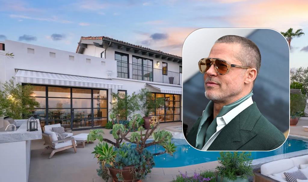 Montage Brad Pitt maison