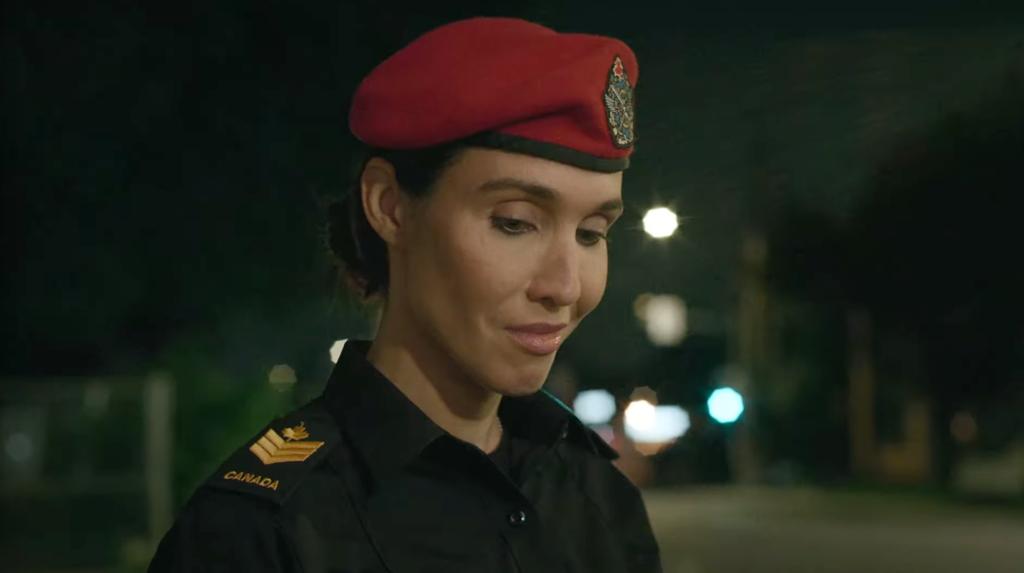 Bianca Gervais dans son rôle de Gabrielle Auclair dans Les Armes