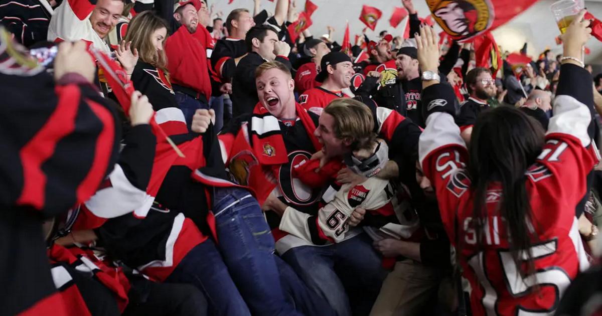 Ottawa Senators-Fans-Cole Burston-New York Times