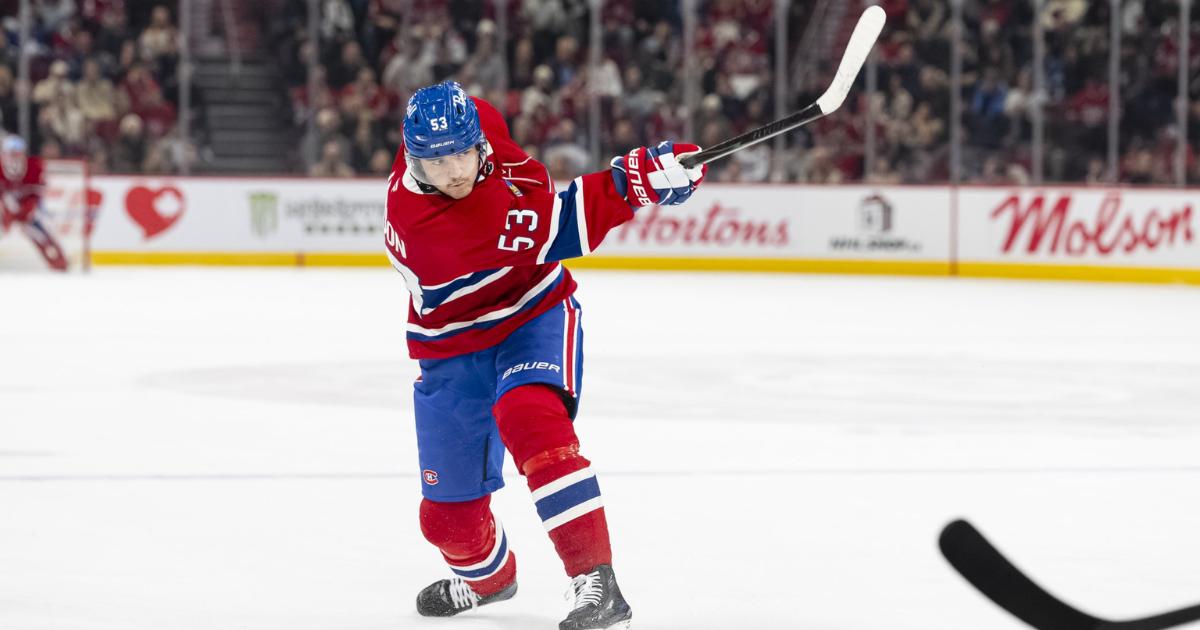 Noah Dobson CH lancer frappé