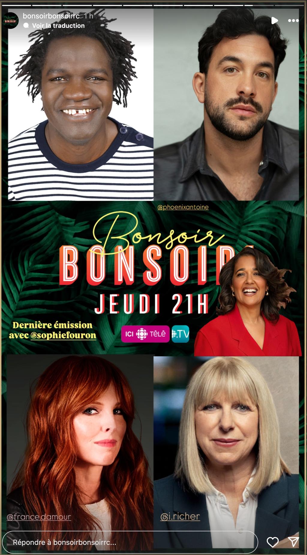 Invités de Bonsoir Bonsoir du 21 août 2025