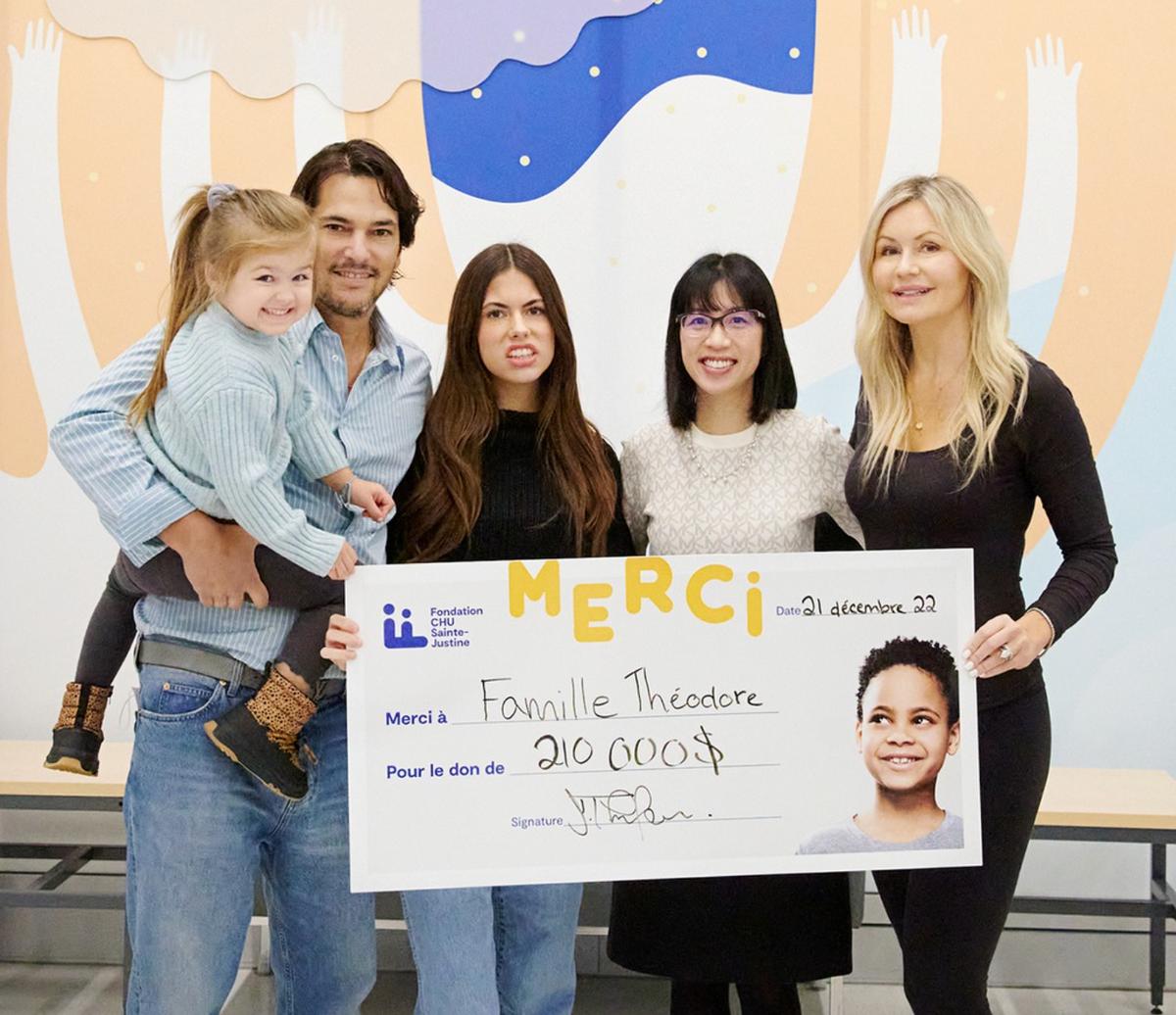 José Théodore et sa famille