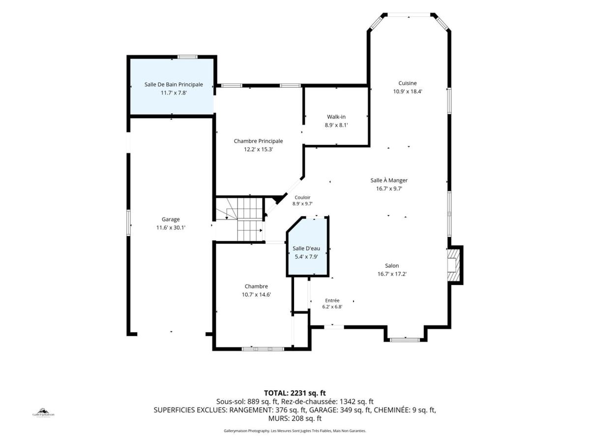 Plan du rez-de-chaussée