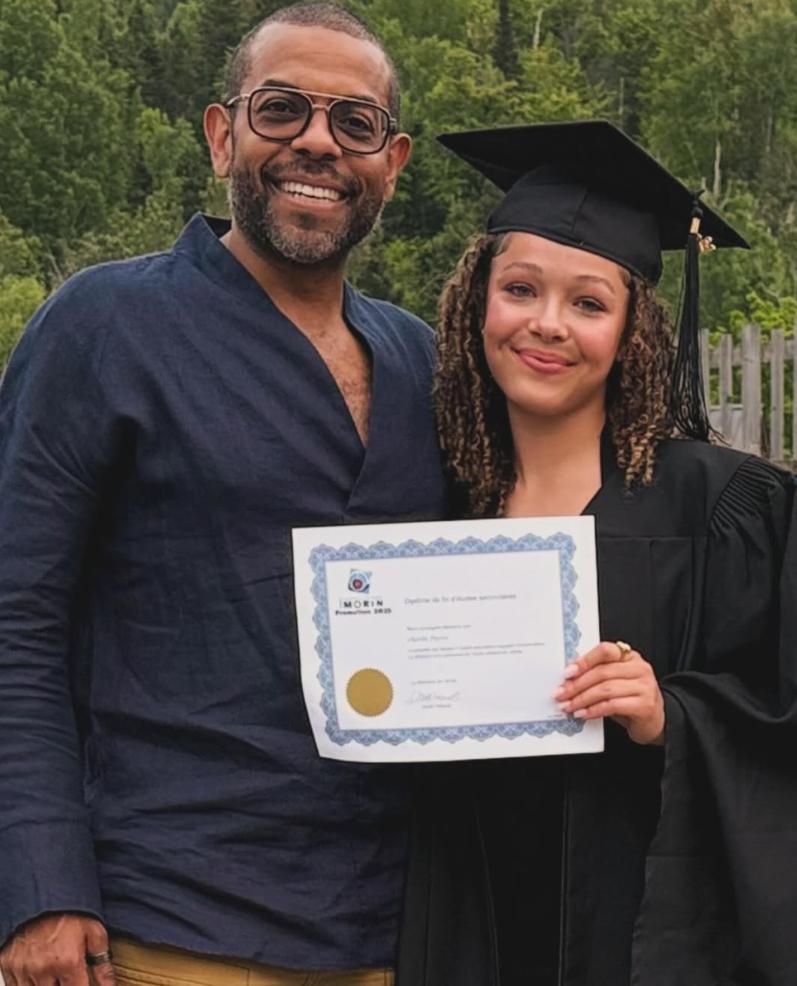 Frédéric Pierre et sa fille
