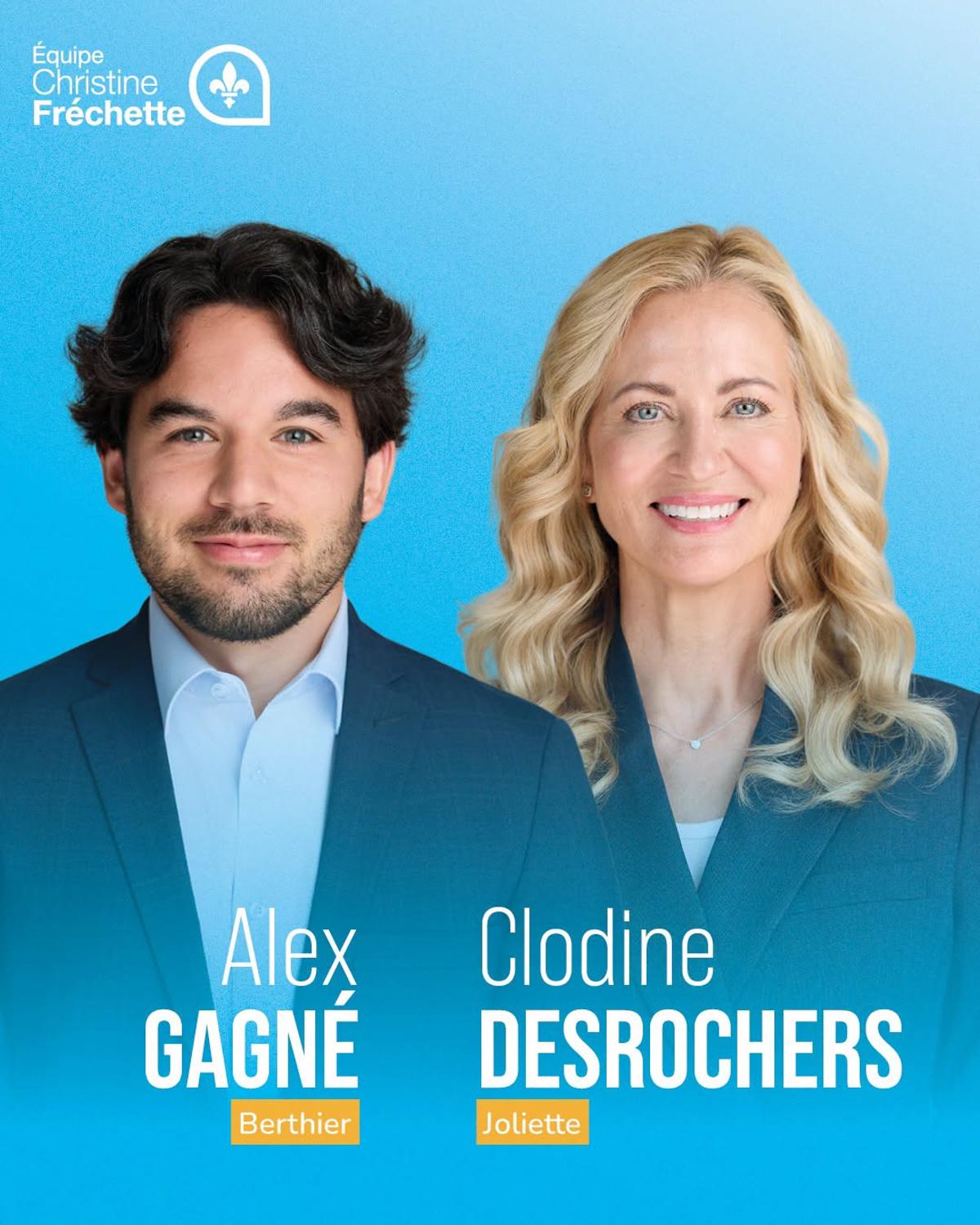 Alex Gagné et Clodine Desrochers