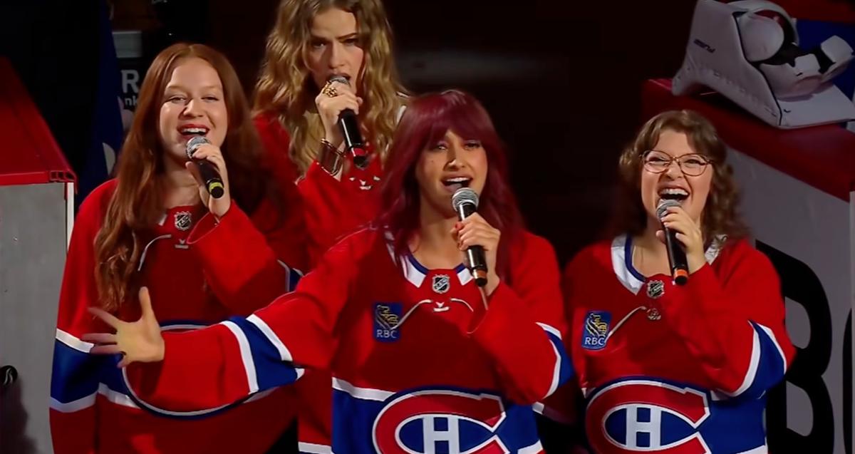 Éléonore Lagacé au Centre Bell