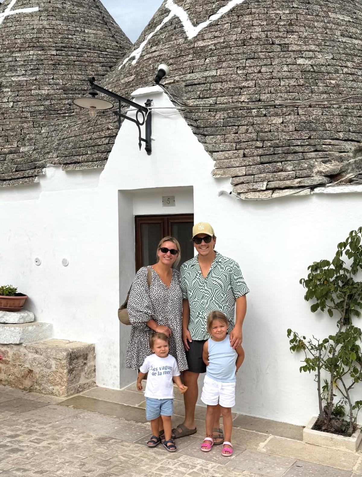 Ludovick Bourgeois et sa famille en voyage