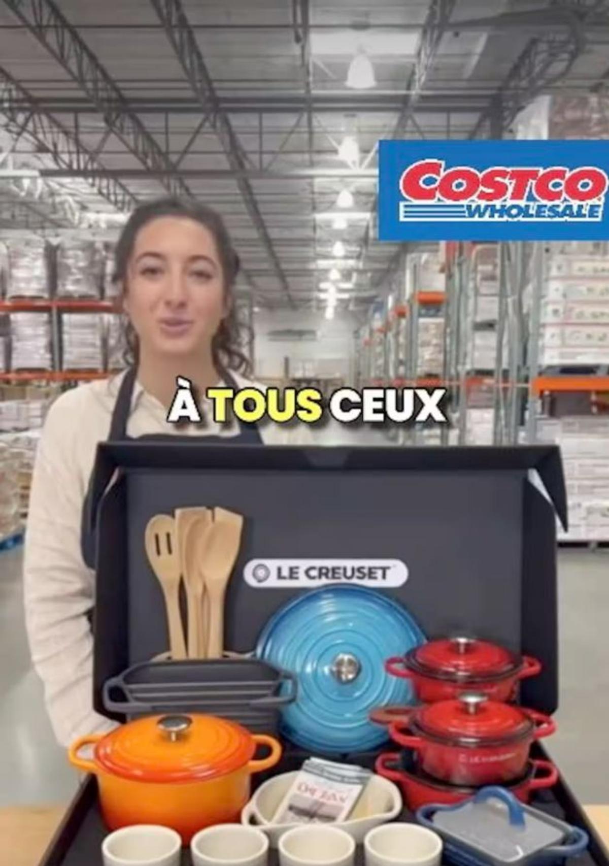Capture d'écran Facebook, vidéo hypertruquée Costco