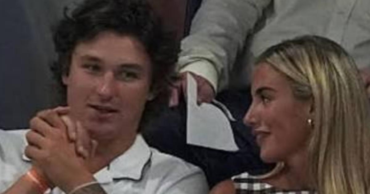 Trevor Zegras and Kendall Skalicky