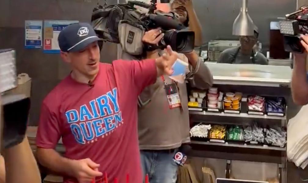 Brad Marchand at Dairy Queen 