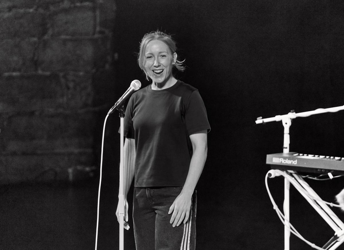 Maude Landry lors de la grande première de son nouveau spectacle