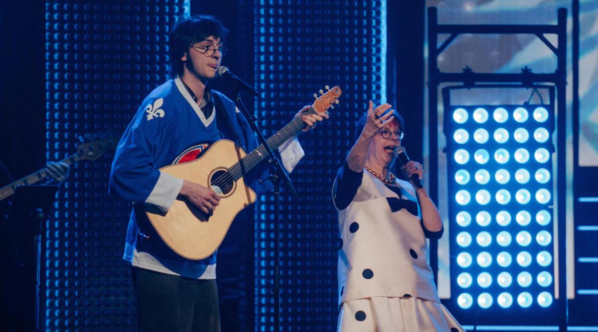 Chantal Lamarre et son fils à En direct de l'Univers