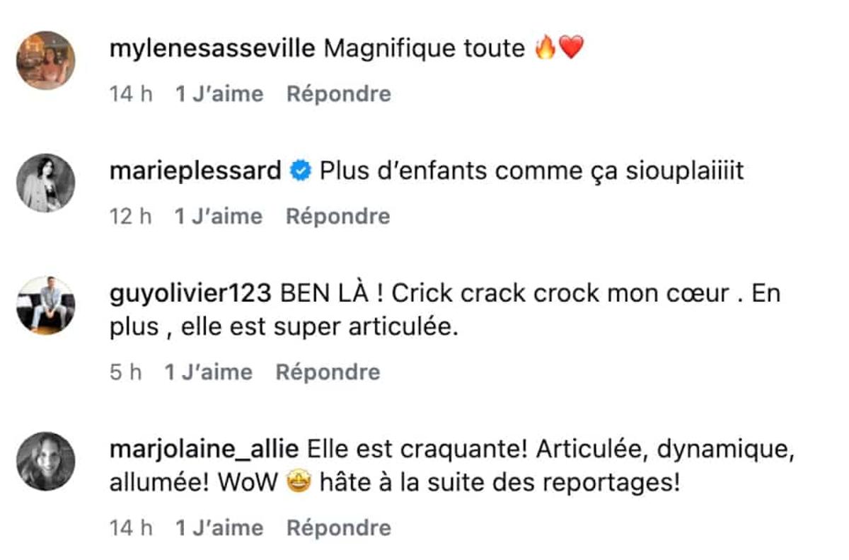 Commentaires après le passage de Liv Gervais-Diaz à Sucré Salé