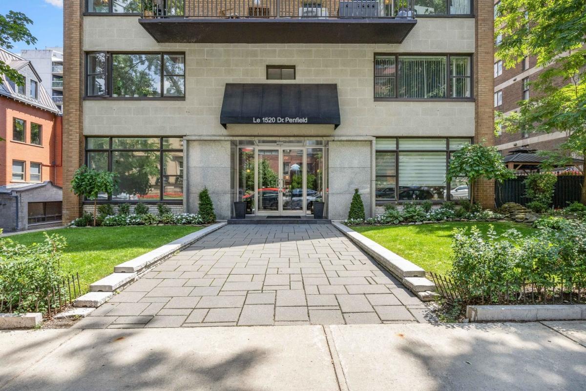 Façade de l'immeuble sur l'avenue du Docteur-Penfield