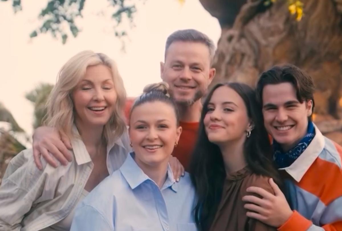 Véronique Cloutier et sa famille