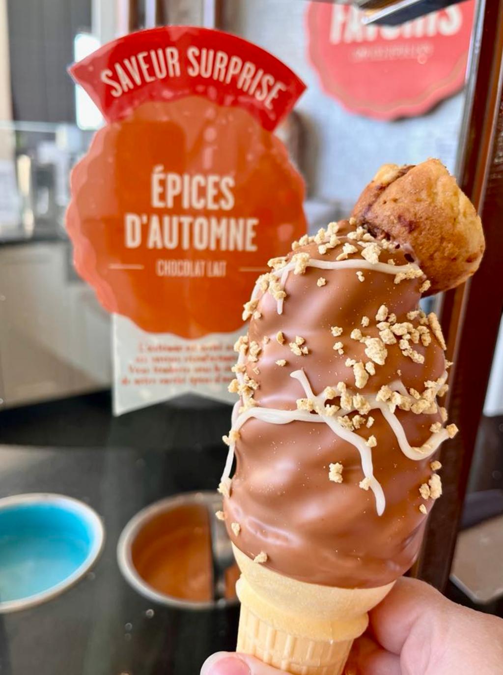 Crème glacée chez Chocolats Favoris