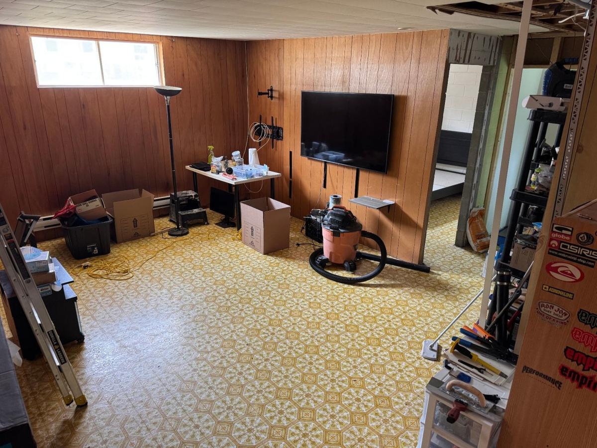 Salle familiale au sous-sol