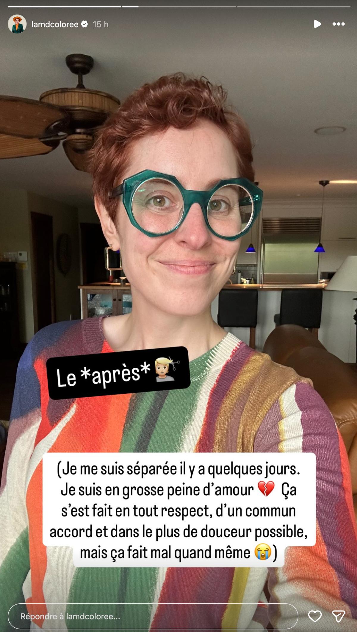 Michèle Houde - La MD Colorée - annonce sa séparation