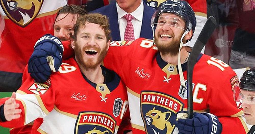 Matthew Tkachuk and Sasha Barkov