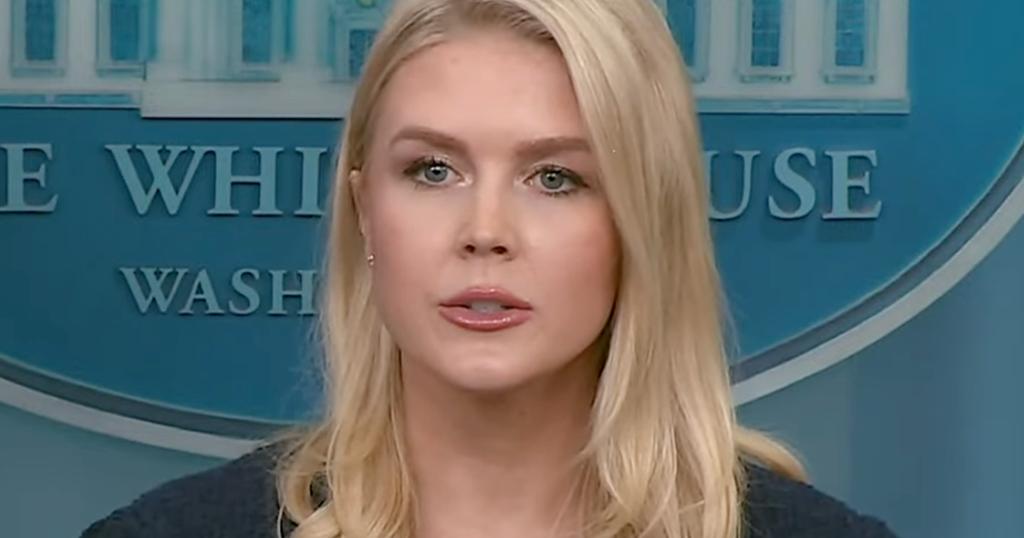 Karoline Leavitt, porte-parole de la Maison-Blanche