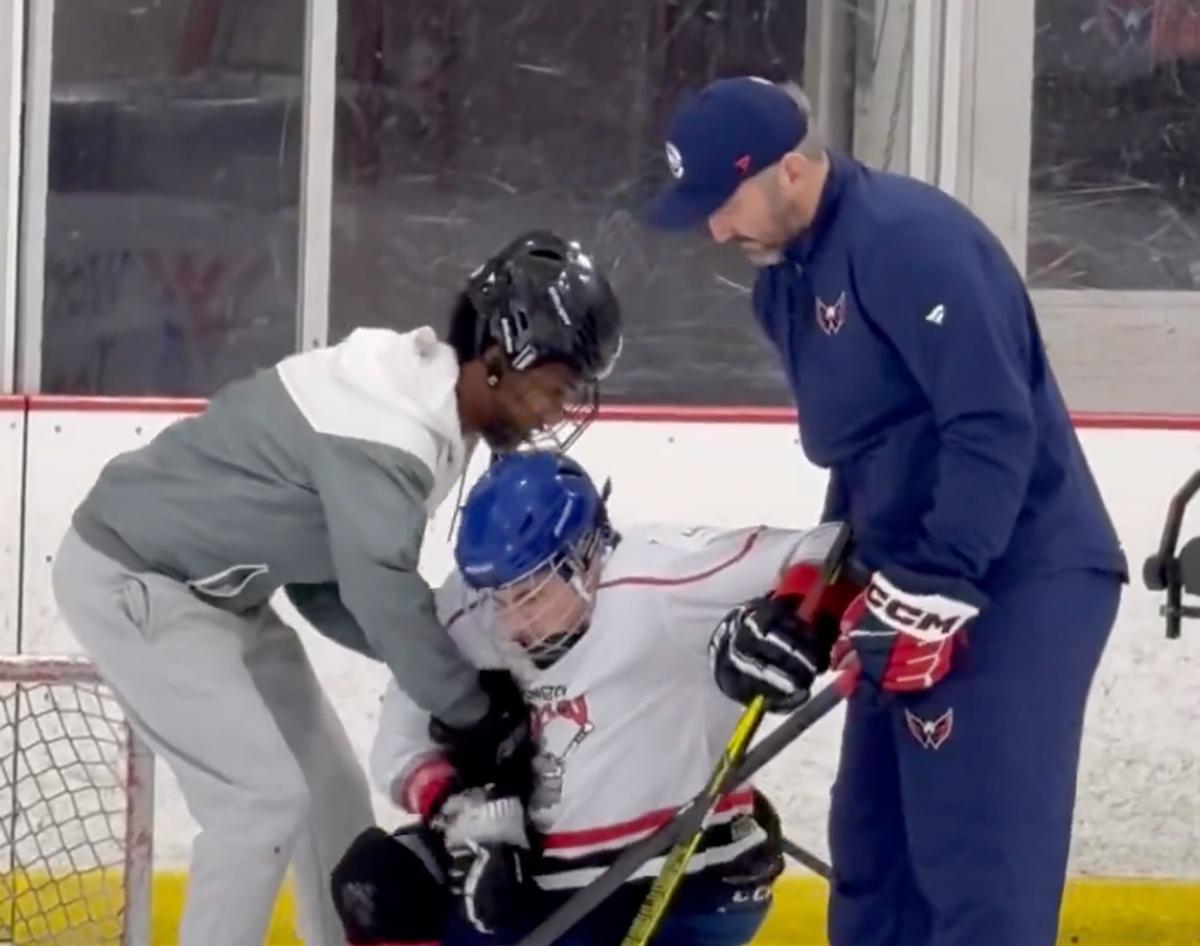 Alex Ovechkin (on the right). 