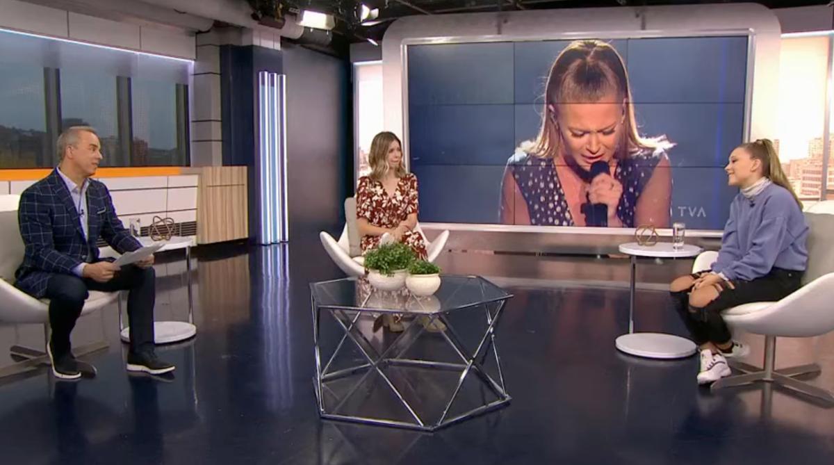 Josiane Comeau à Salut Bonjour en 2020