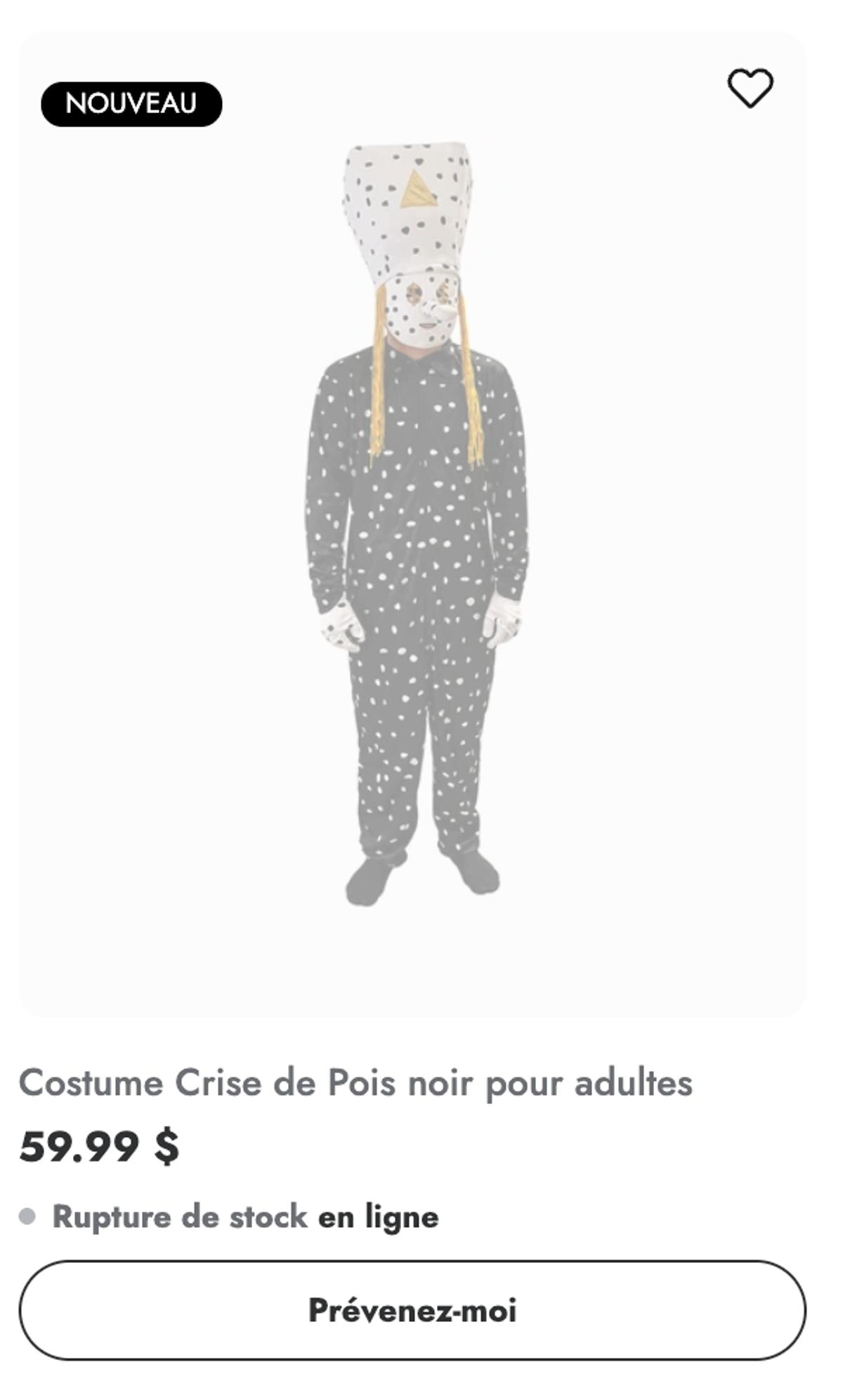 Costume d'Halloween d'Angine de Poitrine au Party Expert