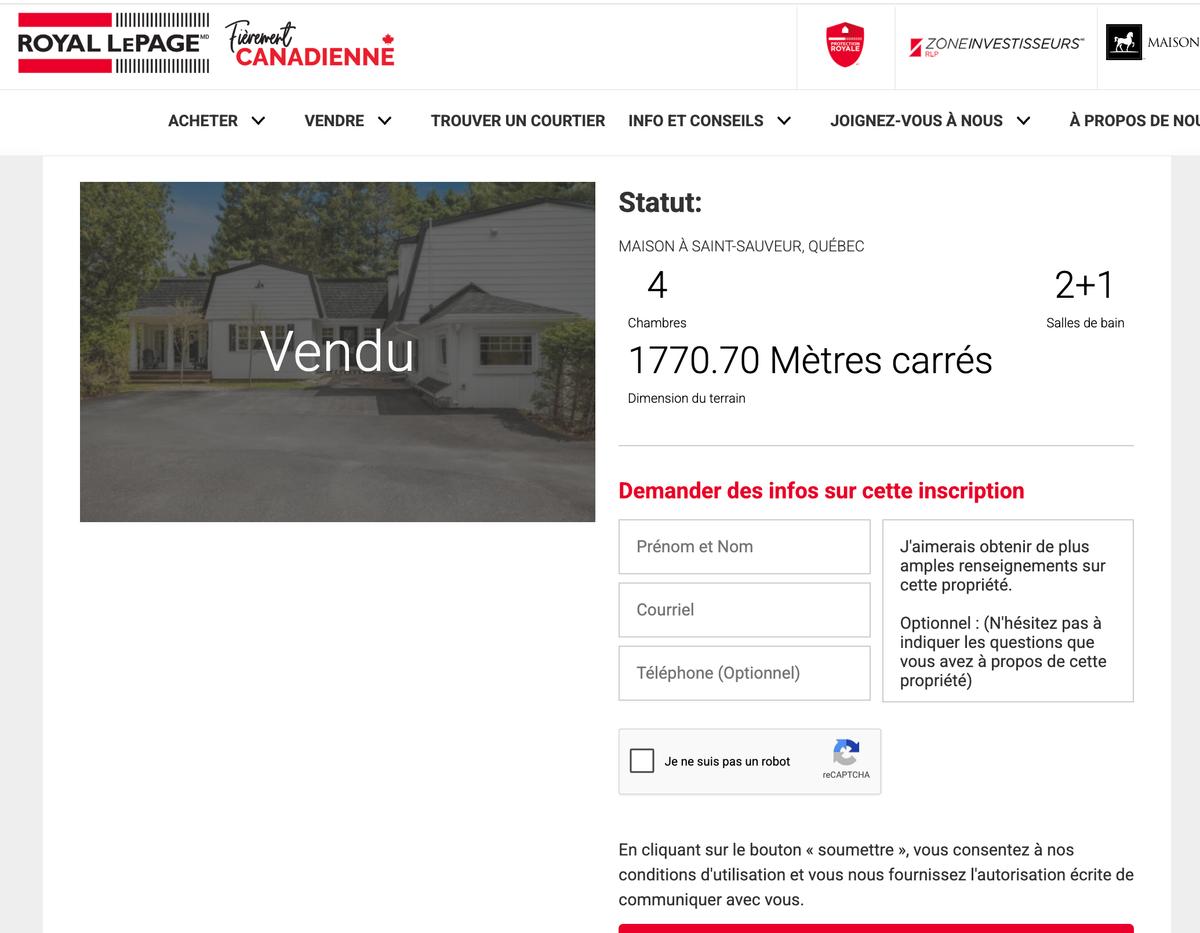 Guillaume Lemay-Thivierge et Émily Bégin ont vendu leur maison