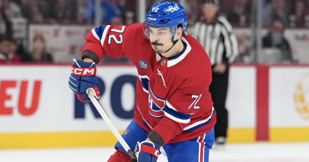 Arber Xhekaj lancer chandail rouge