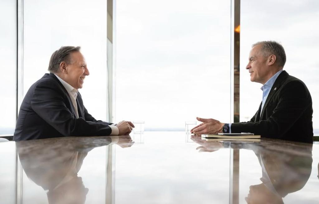 François Legault et Mark Carney
