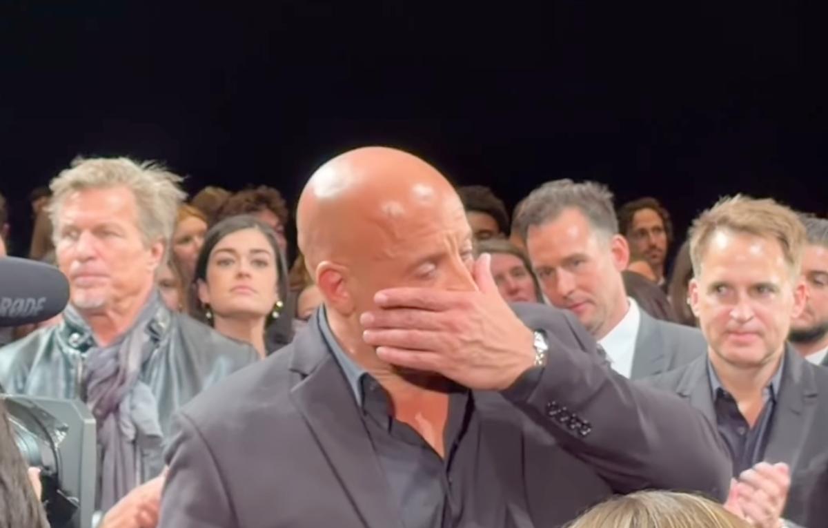 Vin Diesel en larmes à Cannes