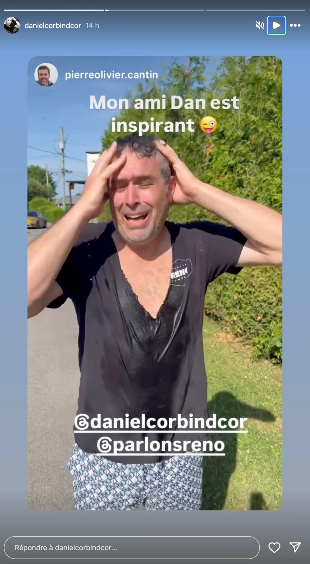 Pierre-Olivier Cantin parodie Daniel Corbin