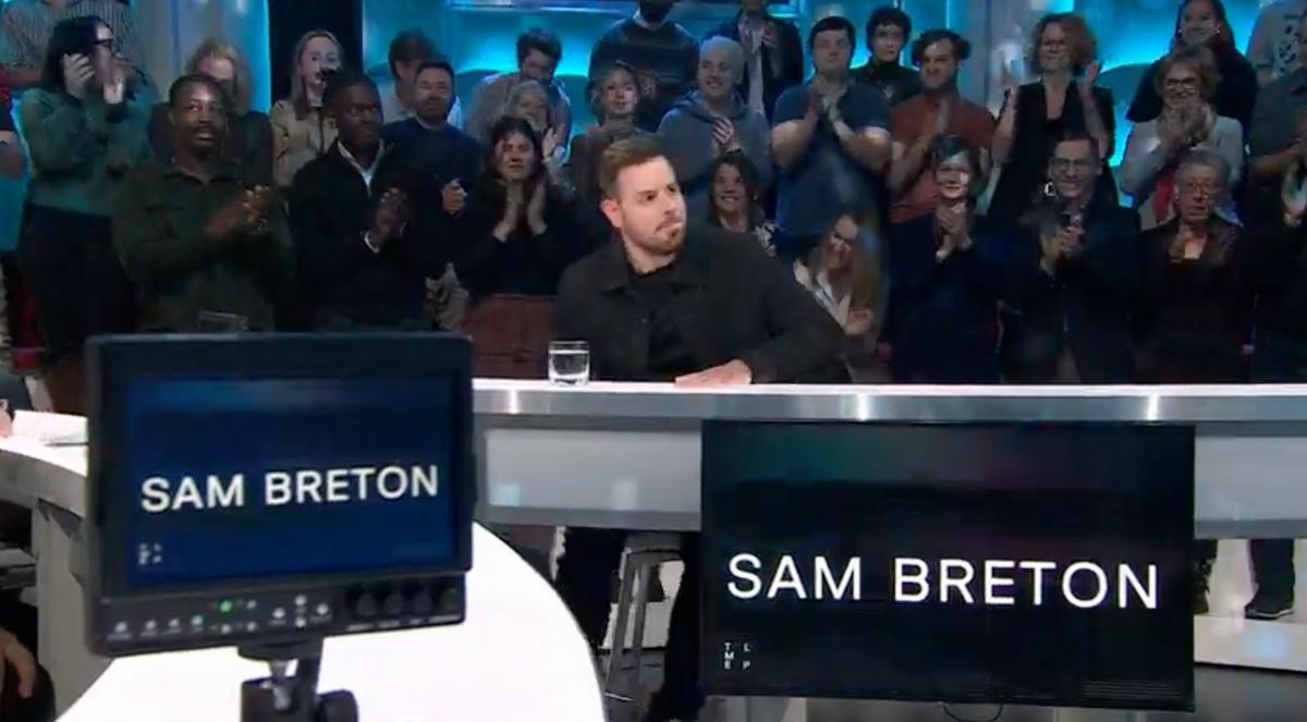 Sam Breton à Tout le monde en parle 