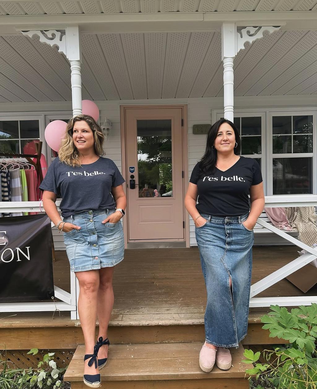 Saskia Thuot et Stéphanie, Boutique