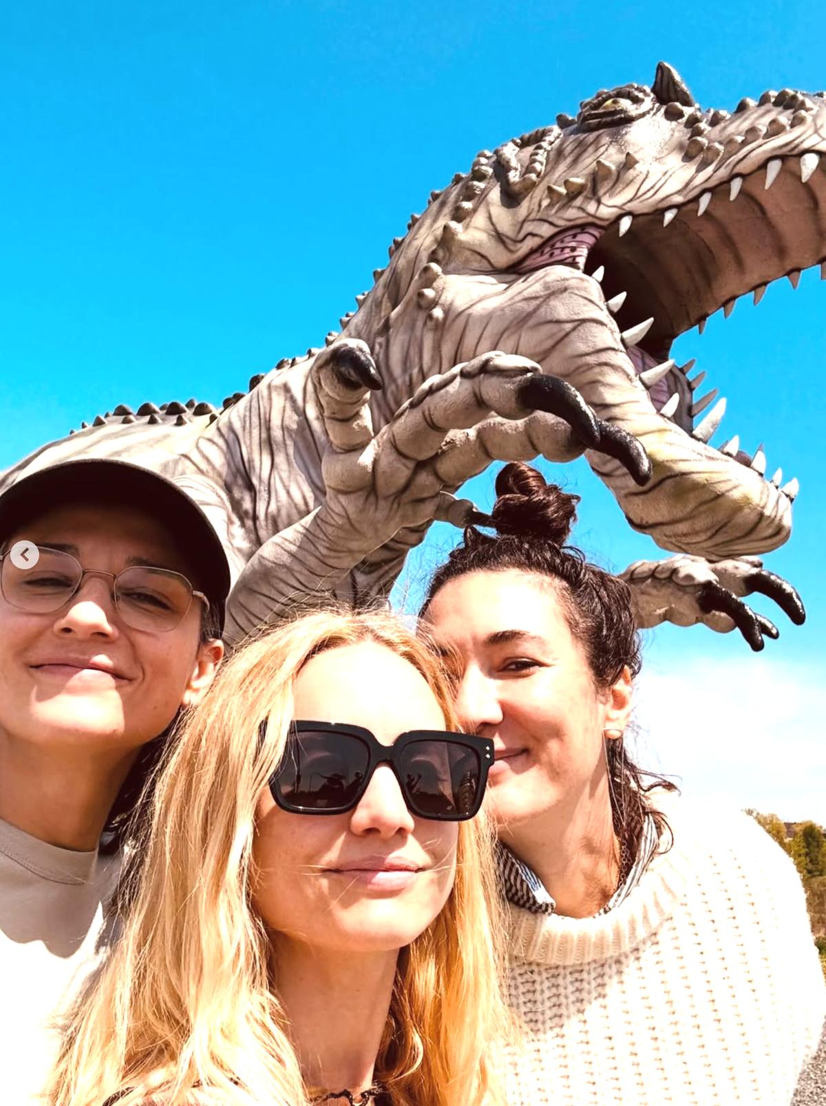 Laurence Leboeuf et des amies