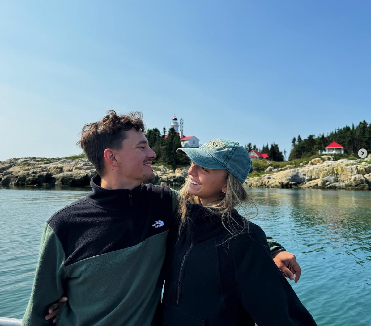 Ludivine Reding et son conjoint