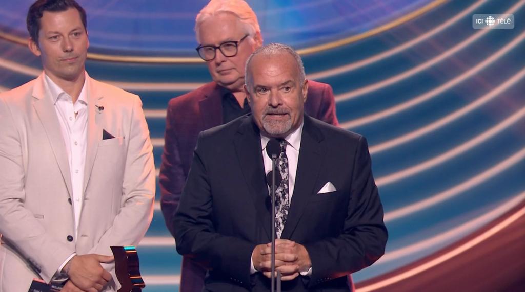 Pierre Houde au 40e Gala les Gémeaux